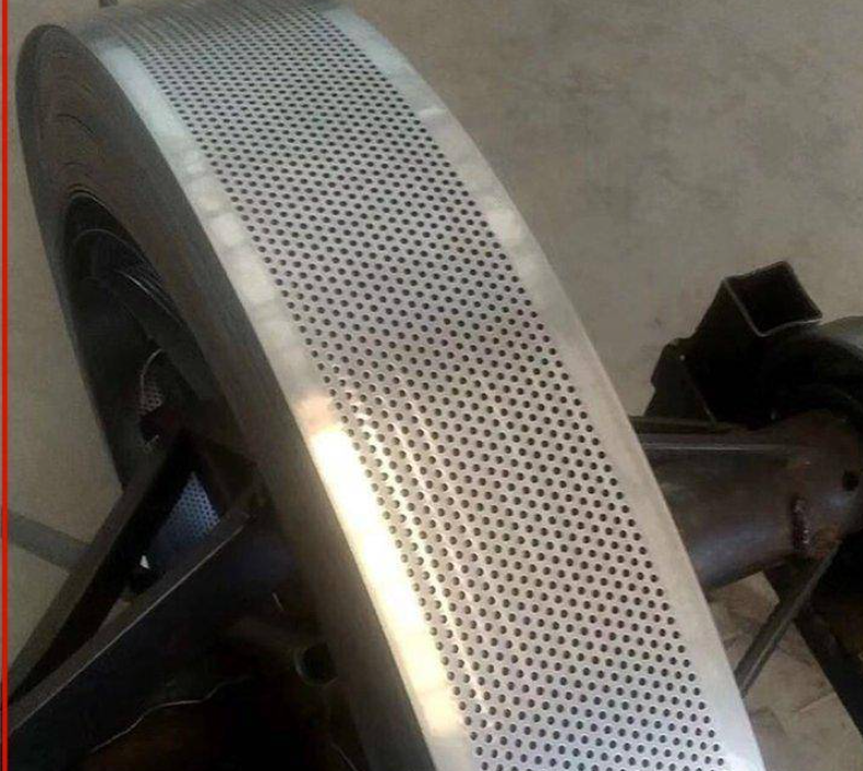 镀锌板打孔卷带 不锈钢冲孔钢带 出口标准穿孔网带